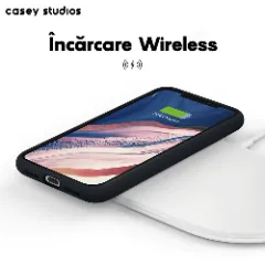 Husa iPhone 11 Casey Studios Premium Soft Silicone Midnight Blue
