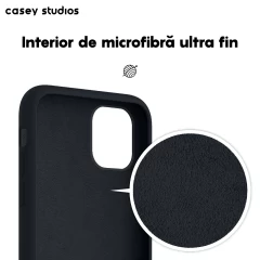 Husa iPhone 11 Casey Studios Premium Soft Silicone Midnight Blue