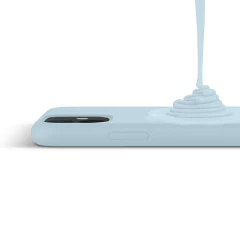 Husa iPhone 11 Casey Studios Premium Soft Silicone Baby Blue