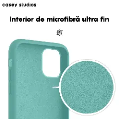 Husa iPhone 11 Casey Studios Premium Soft Silicone Turqoise