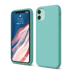 Husa iPhone 11 Casey Studios Premium Soft Silicone Turqoise 