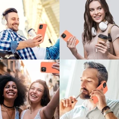 Husa iPhone 11 Casey Studios Premium Soft Silicone Peach