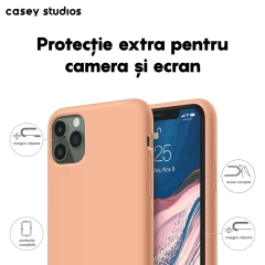 Husa iPhone 11 Pro Casey Studios Premium Soft Silicone - Pink Sand Pink Sand