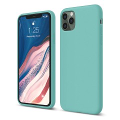 Husa iPhone 11 Pro Casey Studios Premium Soft Silicone - Turqoise