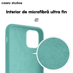 Husa iPhone 11 Pro Casey Studios Premium Soft Silicone - Turqoise Turqoise