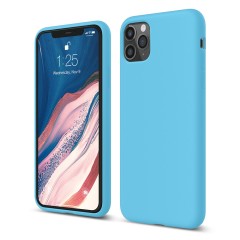Husa iPhone 11 Pro Casey Studios Premium Soft Silicone - Acid Blue