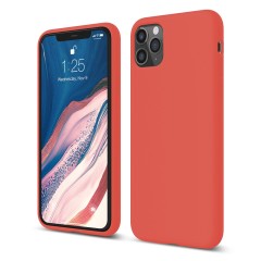 Husa iPhone 11 Pro Casey Studios Premium Soft Silicone - Orange
