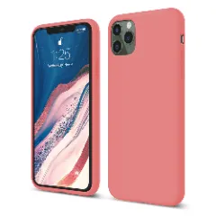 Husa iPhone 11 Pro Max Casey Studios Premium Soft Silicone - Roz Roz