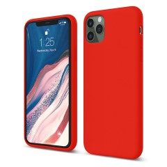 Husa iPhone 11 Pro Max Casey Studios Premium Soft Silicone - Red