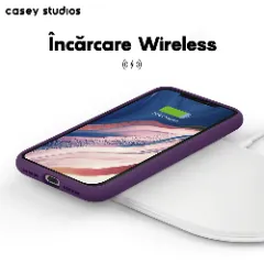 Husa iPhone 11 Pro Max Casey Studios Premium Soft Silicone - Light Purple Light Purple