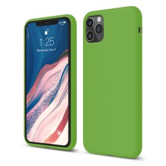 Husa iPhone 11 Pro Max Casey Studios Premium Soft Silicone - Acid Green