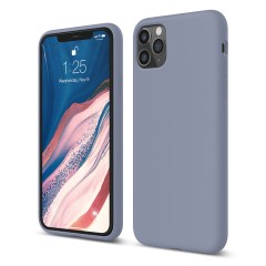 Husa iPhone 11 Pro Max Casey Studios Premium Soft Silicone - Slate Gray