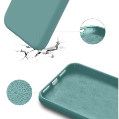 Husa iPhone 11 Pro Max Casey Studios Premium Soft Silicone - Marine Green Marine Green