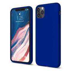 Husa iPhone 11 Pro Max Casey Studios Premium Soft Silicone - Dark Blue
