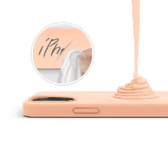 Husa iPhone 12/12 Pro Casey Studios Premium Soft Silicone - Pink Sand Pink Sand
