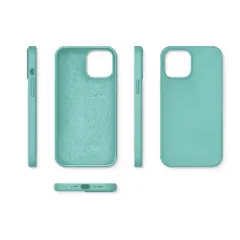 Husa iPhone 12/12 Pro Casey Studios Premium Soft Silicone - Turqoise Turqoise