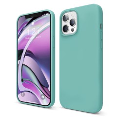 Husa iPhone 12/12 Pro Casey Studios Premium Soft Silicone - Turqoise