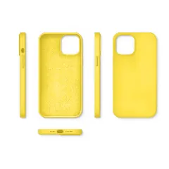 Husa iPhone 12 Pro Max Casey Studios Premium Soft Silicone - Yellow Yellow