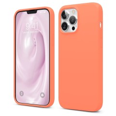 Husa iPhone 12 Pro Max Casey Studios Premium Soft Silicone - Nectarine