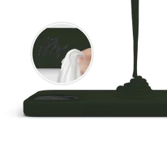 Husa iPhone 12 Pro Max Casey Studios Premium Soft Silicone - Dark Marine Green Dark Marine Green