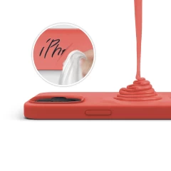 Husa iPhone 12 Pro Max Casey Studios Premium Soft Silicone - Orange Orange