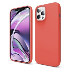 Husa iPhone 12 Pro Max Casey Studios Premium Soft Silicone - Orange