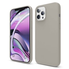 Husa iPhone 12 Pro Max Casey Studios Premium Soft Silicone - Gray