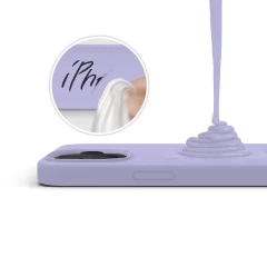 Husa iPhone 12 Pro Max Casey Studios Premium Soft Silicone - Light Lilac Light Lilac