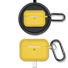 Husa Airpods Pro Casey Studios Silicone Galben