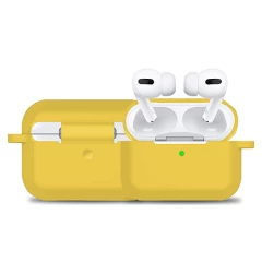 Husa Airpods Pro Casey Studios Silicone Galben