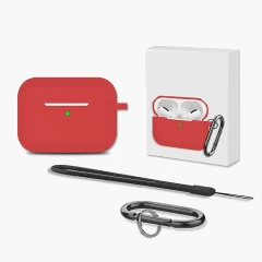 Husa Airpods Pro Casey Studios Silicone Red
