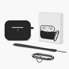 Husa Airpods Pro Casey Studios Silicone Negru