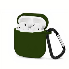 Husa Airpods 1/2 Casey Studios Silicone - Dark Green