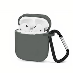Husa Airpods 1/2 Casey Studios Silicone - Dark Gray Grey 