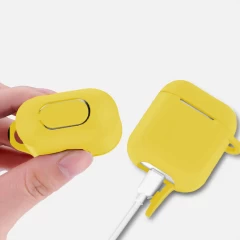 Husa Airpods 1/2 Casey Studios Silicone - Yellow Yellow