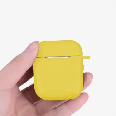 Husa Airpods 1/2 Casey Studios Silicone - Yellow Yellow