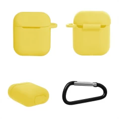 Husa Airpods 1/2 Casey Studios Silicone - Yellow Yellow