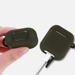 Husa Airpods 1/2 Casey Studios Silicone - Army Green Army Green