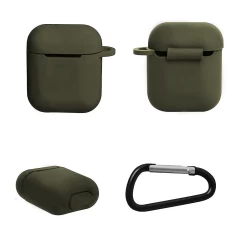 Husa Airpods 1/2 Casey Studios Silicone - Army Green Army Green