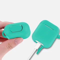 Husa Airpods 1/2 Casey Studios Silicone - Turqoise Turqoise