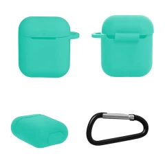 Husa Airpods 1/2 Casey Studios Silicone - Turqoise Turqoise