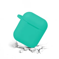 Husa Airpods 1/2 Casey Studios Silicone - Turqoise Turqoise