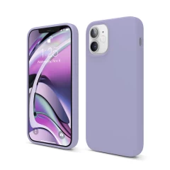 Husa iPhone 12 Mini Casey Studios Premium Soft Silicone Light Lilac 