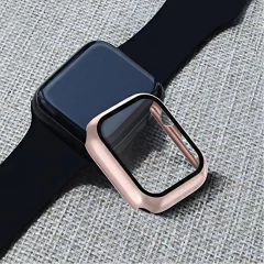 Carcasa 360° (Husa + Folie) Apple Watch 4/5/6/SE - 40MM Casey Studios - Rose Rose
