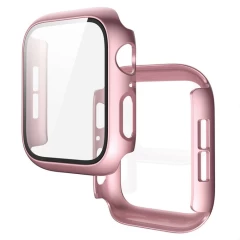 Carcasa 360° (Husa + Folie) Apple Watch 4/5/6/SE - 40MM Casey Studios - Marine Rose 
