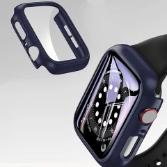 Carcasa 360° (Husa + Folie) Apple Watch 4/5/6/SE - 40MM Casey Studios - Midnight Blue Midnight Blue