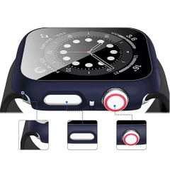 Carcasa 360° (Husa + Folie) Apple Watch 4/5/6/SE - 40MM Casey Studios - Midnight Blue Midnight Blue