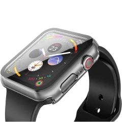 Carcasa 360° (Husa + Folie) Apple Watch 7/8 - 41MM Casey Studios - Transparent Transparent