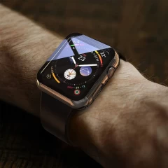 Carcasa 360° (Husa + Folie) Apple Watch 7/8 - 41MM Casey Studios - Transparent Transparent