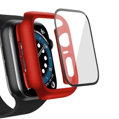 Carcasa 360 (Husa + Folie) Apple Watch 1/2/3 - 42MM Casey Studios Casey Studios - Red Red